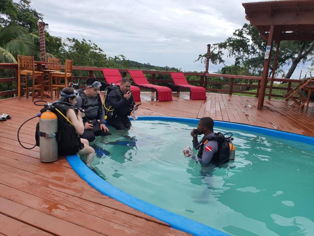 Hotel And Dive Center Roatan Yacht Club French Harbour Exteriör bild